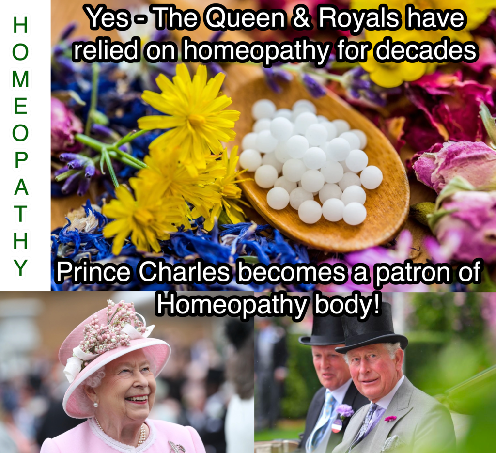 Royals use Homeopathy
