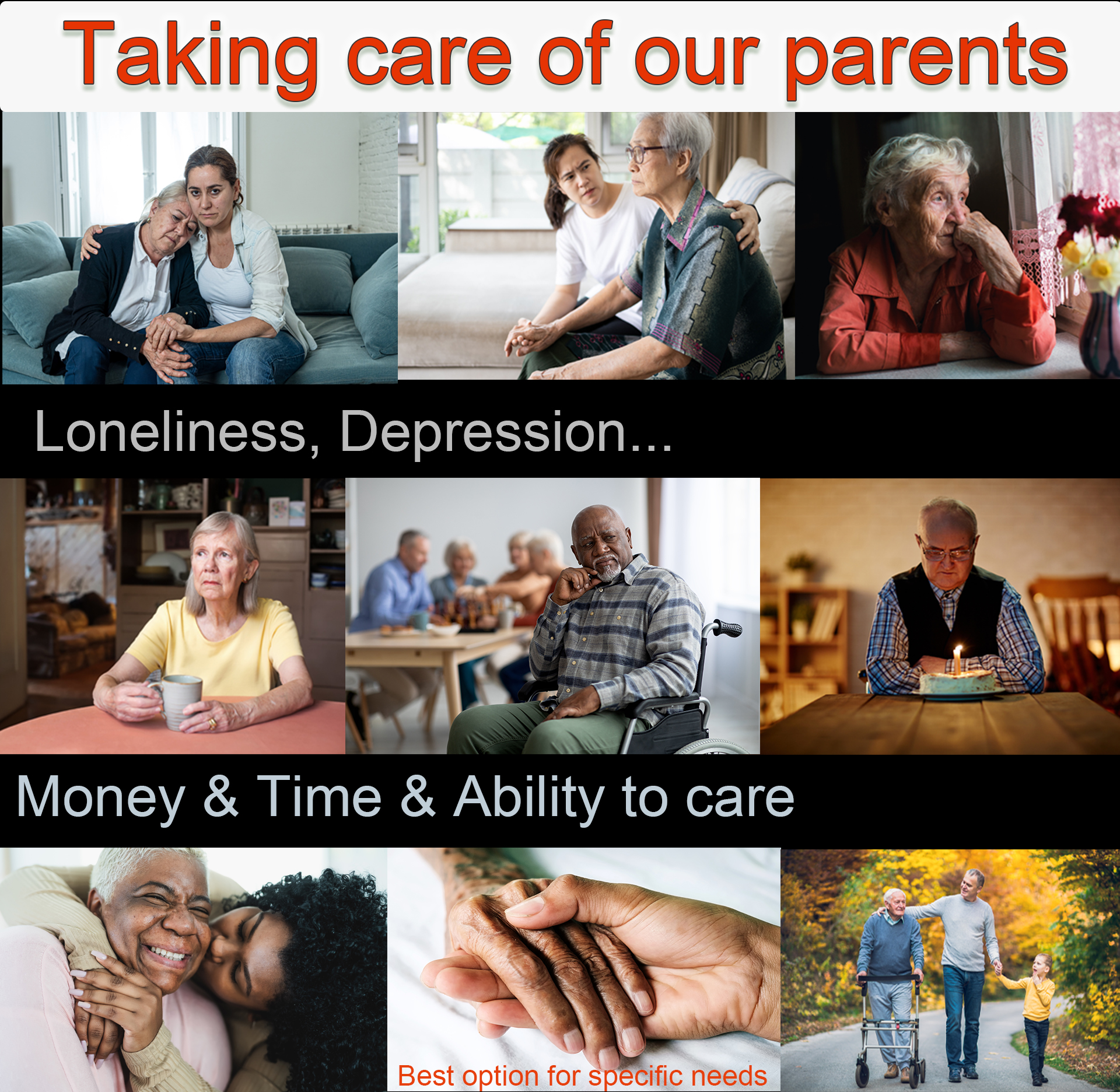 Taking Care of our Parents the best 